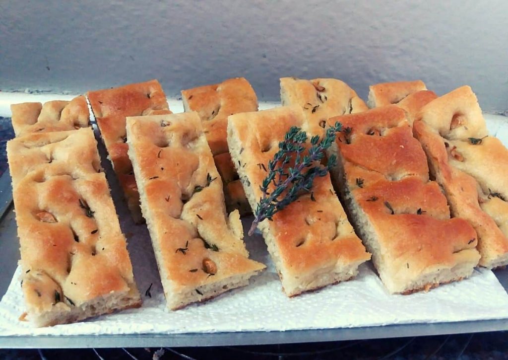 368eed93 garlic and thyme focaccia recipe