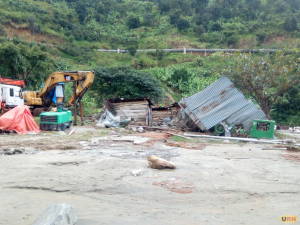 Kilembe mines machinery washed downstream
