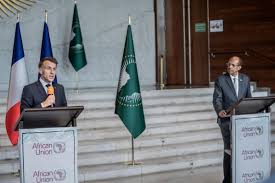 Macron in Addis