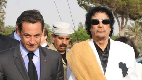 Sarkozy in Gaddafi case