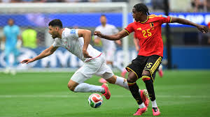 Iran plays 10 man Belgium