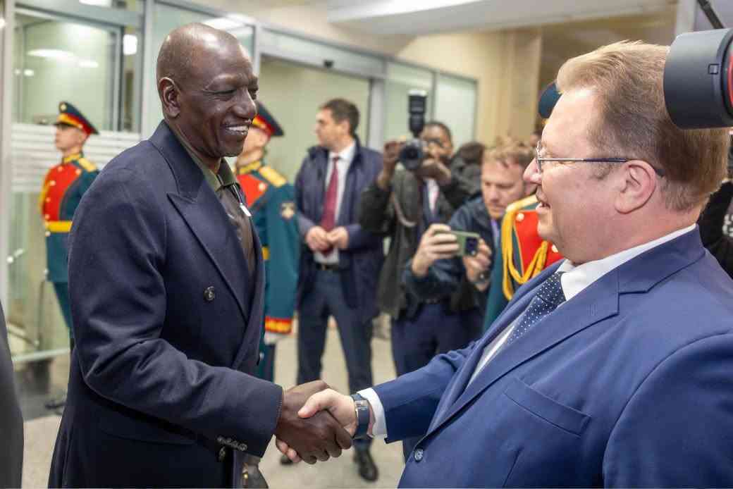Ruto in Russia